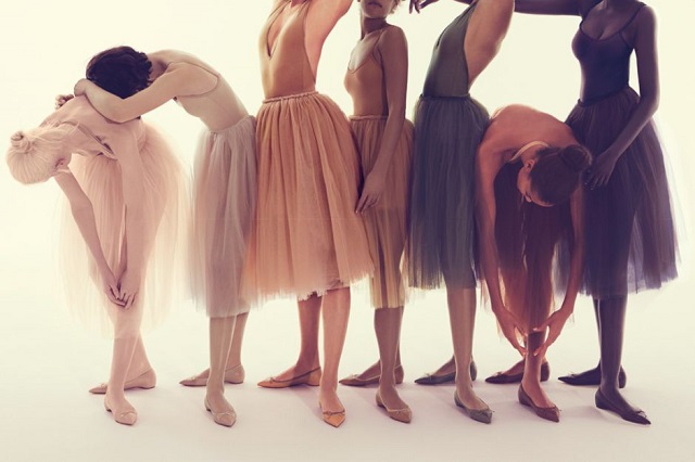Christian Louboutin Nude Ballet flats collection
